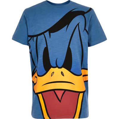Boys blue Donald Duck print t-shirt